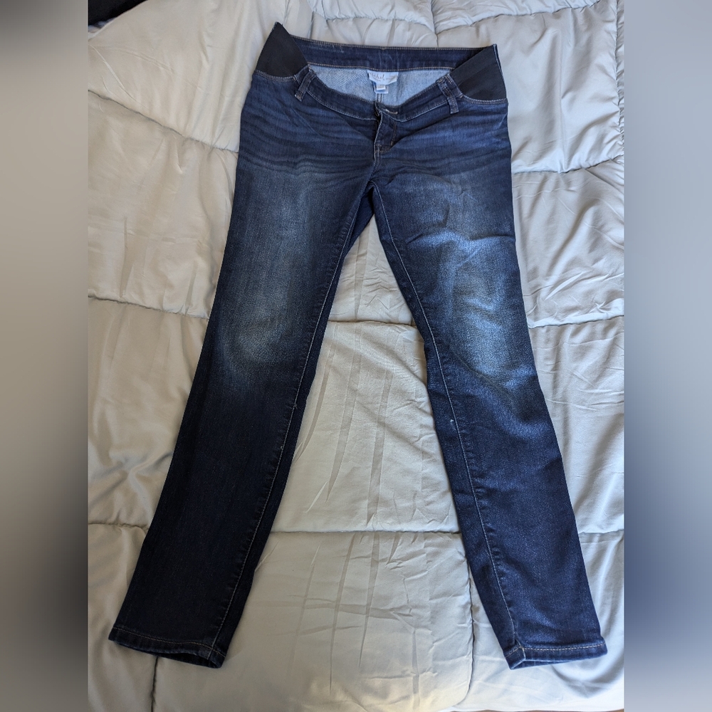 Maternity jeans, side panel